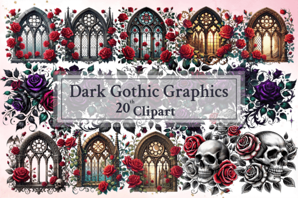 Download Dark Gothic Graphics Clipart Bundle - Graphic Collection