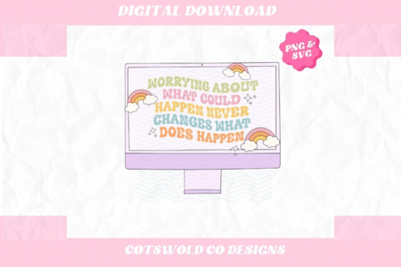 Download Retro Positivity Computer Y2K SVG PNG - Computer Collection
