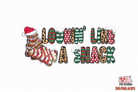 Download Lookin' Like a Snack Christmas Tree Cake - Snack Collection