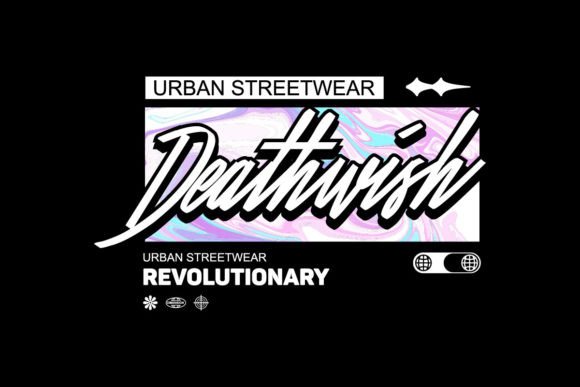 Download Deathwish Streetwear Graphic Templates - Graphic Collection
