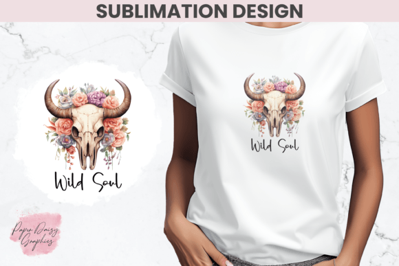 Download Wild Soul Cow Skull Sublimation - Skull sublimation Collection